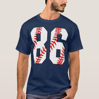 Baseball Number 86 86 Baseball Jersey Favourite P T-Shirt