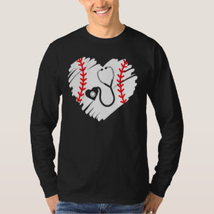 Baseball Nurse Registered Nurse Sport Baseball Pla T-Shirt