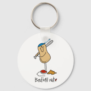 Baseball Nut T-shirts and Gifts Key Ring