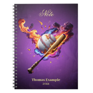 Baseball on Fire. Notebook
