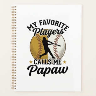 Baseball Papaw Favourite Players Vintage Shirt Des Planner
