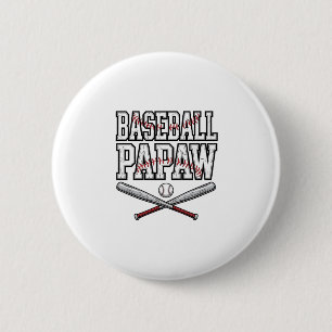Baseball Papaw Vintage Engraving Design_1 6 Cm Round Badge