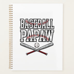 Baseball Papaw Vintage Engraving Design_1 Planner