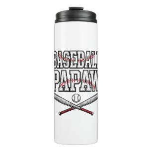 Baseball Papaw Vintage Engraving Design_1 Thermal Tumbler