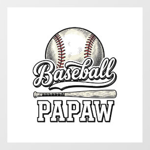 Baseball Papaw Vintage Engraving Shirt Design_1