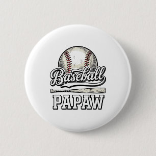 Baseball Papaw Vintage Engraving Shirt Design_1 6 Cm Round Badge