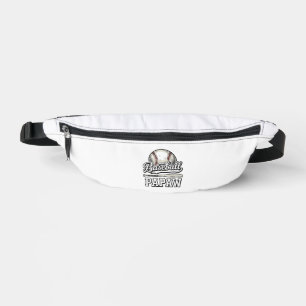 Baseball Papaw Vintage Engraving Shirt Design_1 Bum Bags