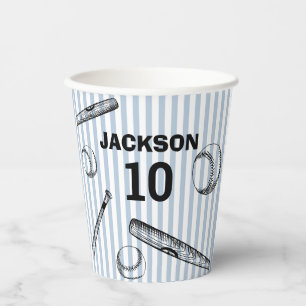 Baseball paper cup - customisable