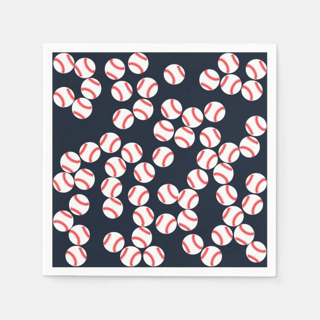 Baseball Paper Napkin (Front)