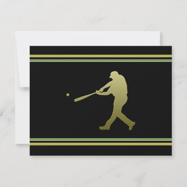 Baseball Party Invitation (Front)