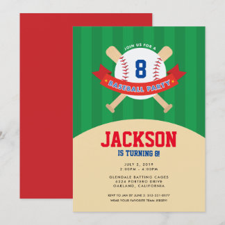 Baseball Party Invitation