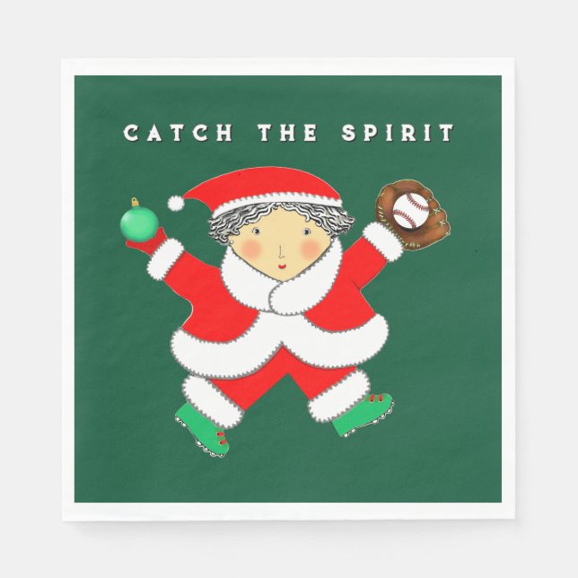 Baseball Party Napkin (Front)