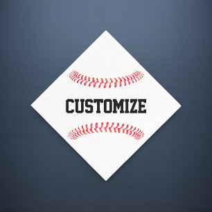 Baseball Party or Team Banquet Custom Text Sports Napkin