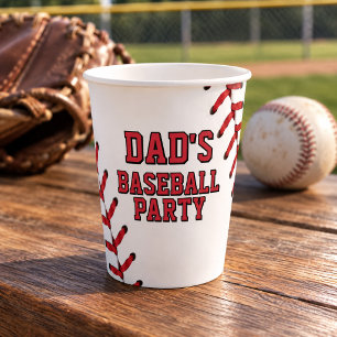 Baseball Party Paper Cups