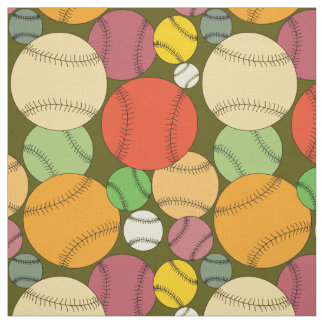 Baseball Pattern Fabric