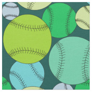 Baseball Pattern Fabric