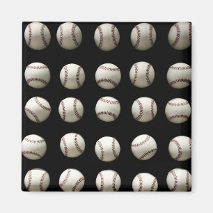 Baseball Pattern Magnet