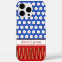 Baseball patterned custom name