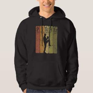 Baseball Periodic Table Elements Nerd Baseball Pit Hoodie
