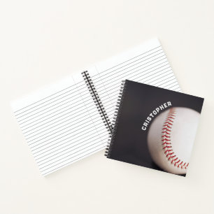 Baseball Personalised Notebook