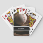 Baseball Personalised Playing Cards