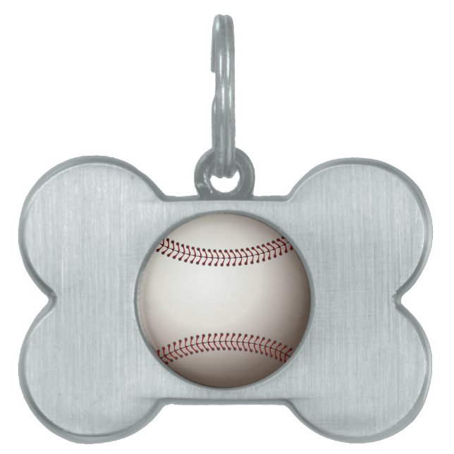 Baseball Pet Tag (Front)