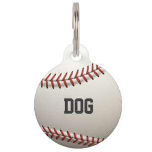 Baseball Pet Tag
