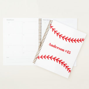 Baseball Photos Rustic Memory Scrapbook Planner