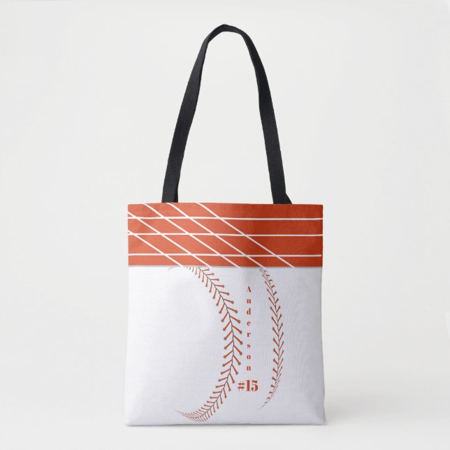 Baseball Photos Rustic Memory Scrapbook Tote Bag (Front)