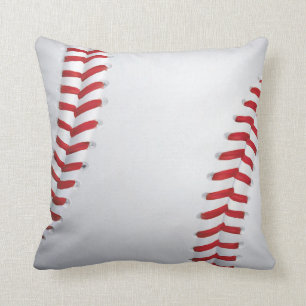 baseball pillow stitches boys room decor