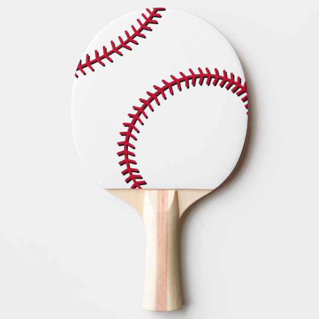 Baseball Ping Pong Paddle (Front)