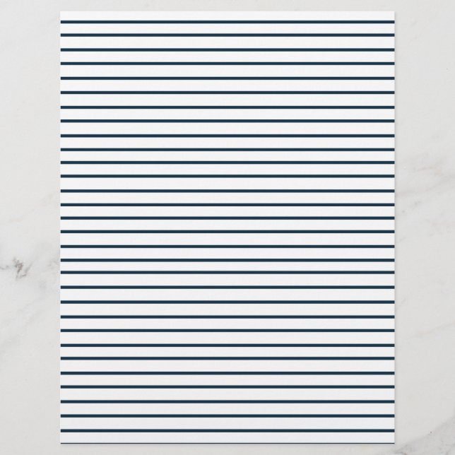 Baseball Pinstripe Envelope Liner (Front)