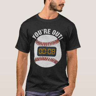 Baseball Pitch Clock 15 Seconds Rule Batter Box Do T-Shirt