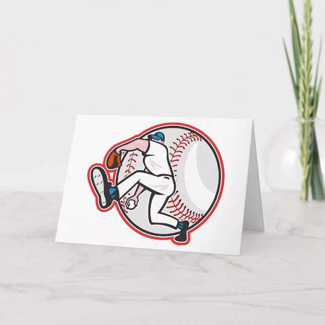 Baseball Pitcher Greeting Cards (Creator Uploaded)
