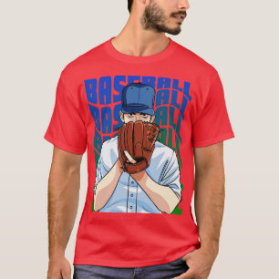 Baseball Pitcher Player Boys Girls Youth Sports T-Shirt
