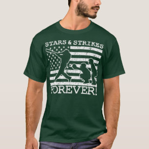 Baseball Pitcher Stars and Strikes American Flag G T-Shirt