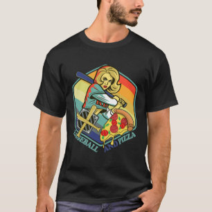 Baseball & Pizza Inning Strike Italian Pasta  for  T-Shirt