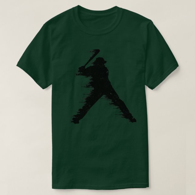 Baseball Player Batter  T-Shirt (Design Front)