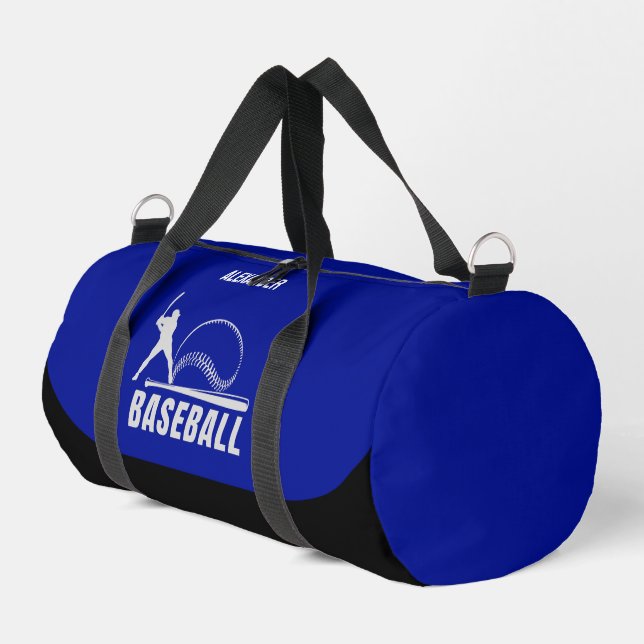 Baseball Player, Birthday Gift, Baseball Team Duffle Bag (Left Corner)