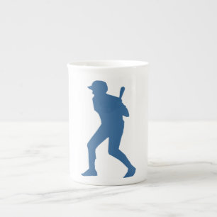 BASEBALL PLAYER BONE CHINA MUG