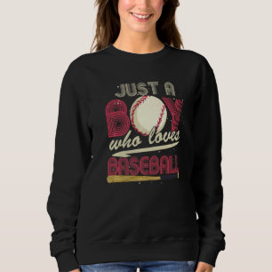 Baseball Player Boys Sport Baseball Catcher Baseba Sweatshirt