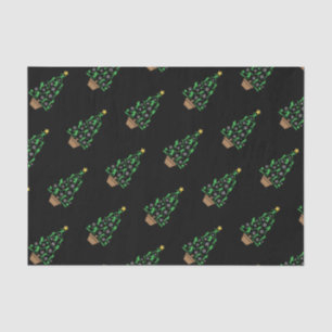 Baseball Player Christmas Tree Tissue Paper