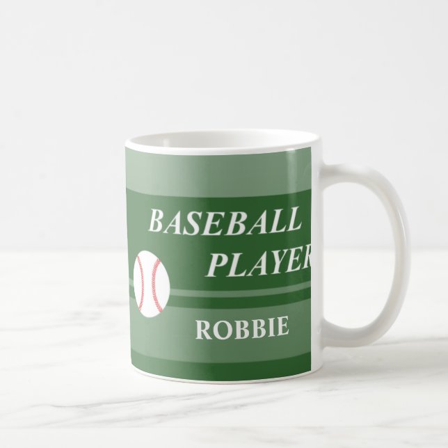 Baseball Player Coffee Mug (Right)