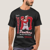 Baseball Player Custom Photo Jersey Number Red