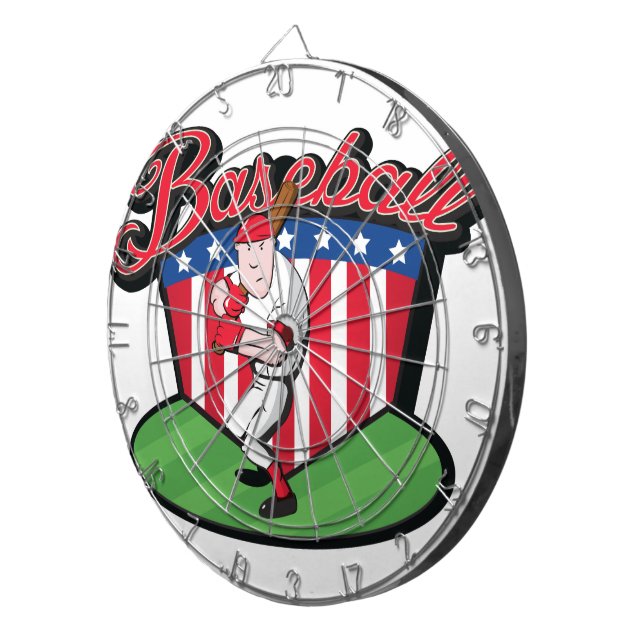 Baseball Player Dartboard (Front Right)