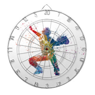 baseball player dartboard