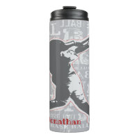 Baseball Player Design Thermal Tumbler