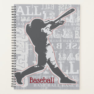 Baseball Player Design Weekly/Monthly Planner