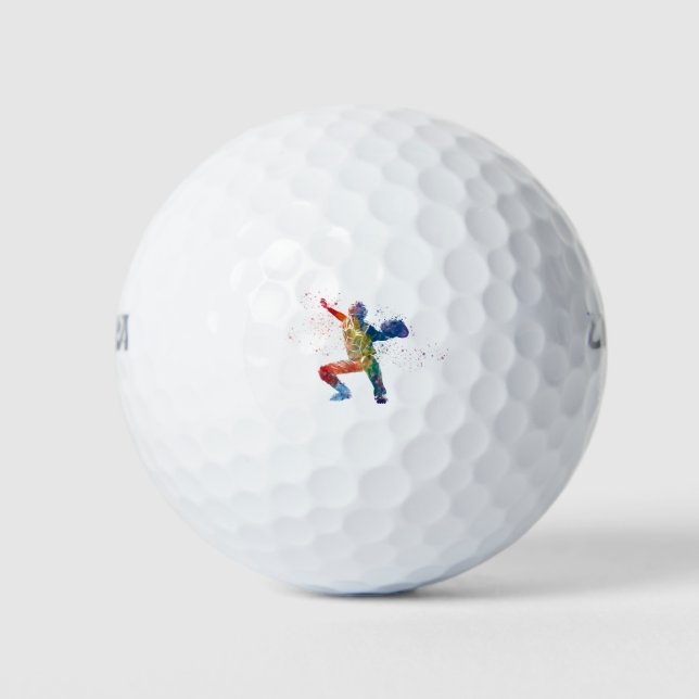 baseball player golf balls (Front)