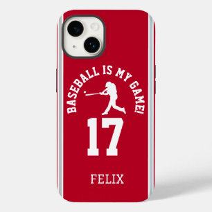 Baseball Player Jersey Number Style Case-Mate iPhone 14 Case